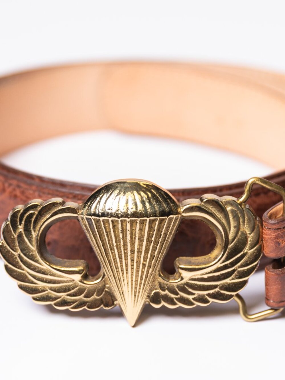 Tecovas Size 38 Pecan Ostrich Leather Belt
